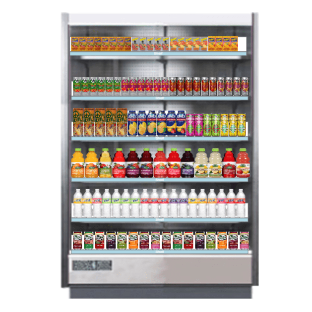 Cooler drinks / convenience planogram, import export JDA PSA